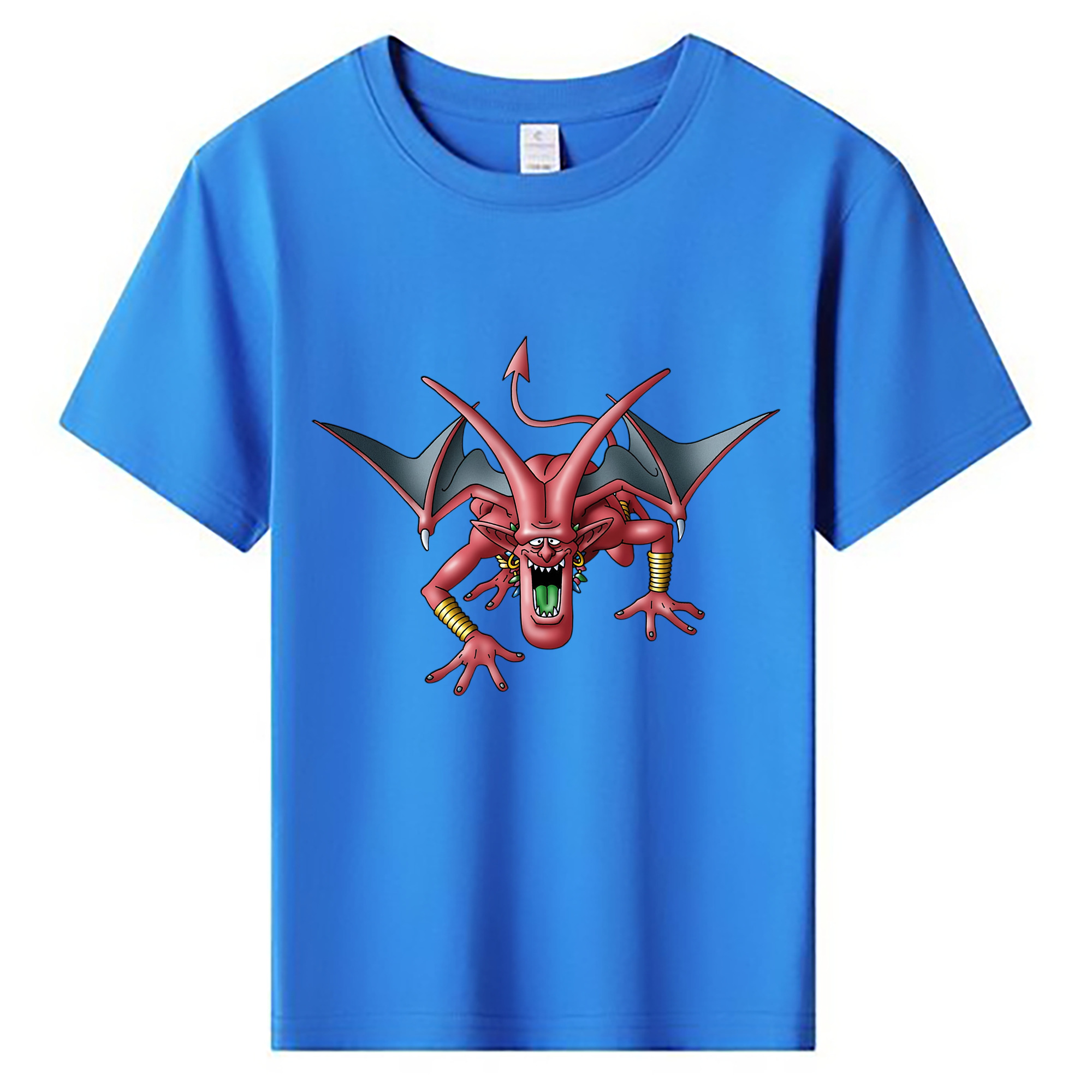 （画像用） ドラゴンクエスト Doragon Kuesuto Dragon Quest 綿100％キッズTシャツ（フロントプリント）